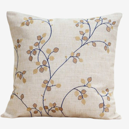Square Pillow 15.7*15.7 in Cotton-Linen Fabric Decorative Throw Pillow