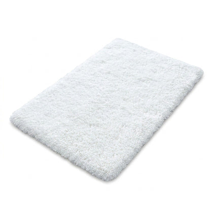 Plush Shag Bath Mat with Soft Pile Texture and Non Slip Backing