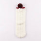 Fuzzy Reindeer Crew Socks 2 Pair US 5-10.5