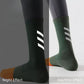 Reflective Compression Sports Socks with Breathable Fabric and Night Visibility Design 2-Pack