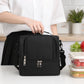 Dual Compartment Insulated Lunch Bag with Adjustable Shoulder Strap