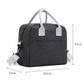 Insulated Lunch Tote Bag with Front Pocket and Adjustable Shoulder Strap