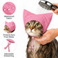 Cat Bathing Hood with Adjustable Drawstring Ear Cover