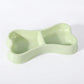 Plastic Bone Shaped Double Pet Bowl for Food and Water