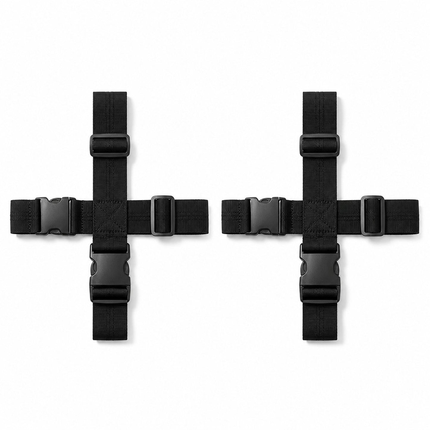2 Pack Adjustable Cross Luggage Straps with Buckles