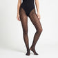 2-Piece Diamond Pattern Sheer Tights