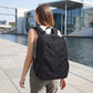 Lightweight Travel Backpack with Large Front Zip Compartment Side Pockets and Padded Shoulder Straps