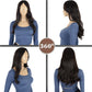 Women's Long Wavy Wig with Bangs