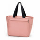 Insulated Tote Lunch Bag with Zipper Pockets and Long Handles