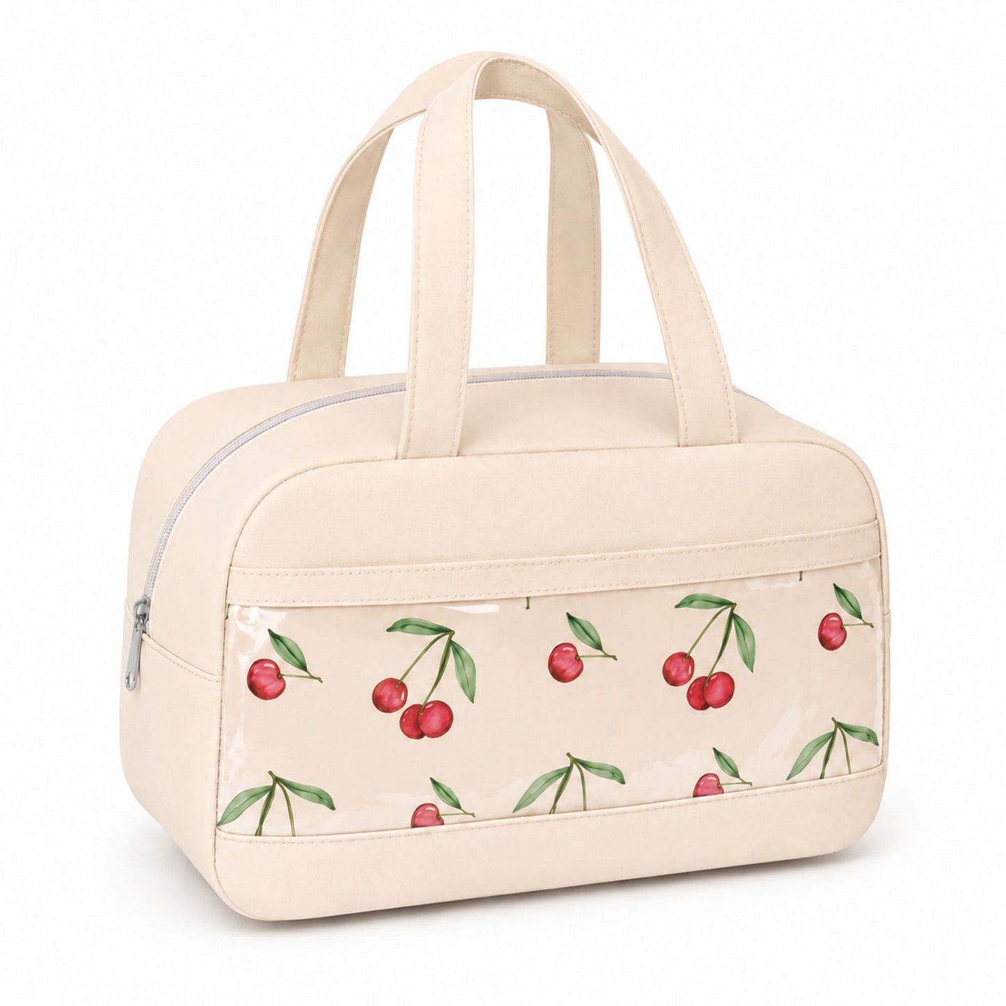 Fruit Print Insulated Lunch Bag Large Capacity Waterproof Lunch Tote for Work School