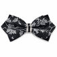 Pre Tied Paisley Bow Tie with Rhinestone Accent for Formal Wear