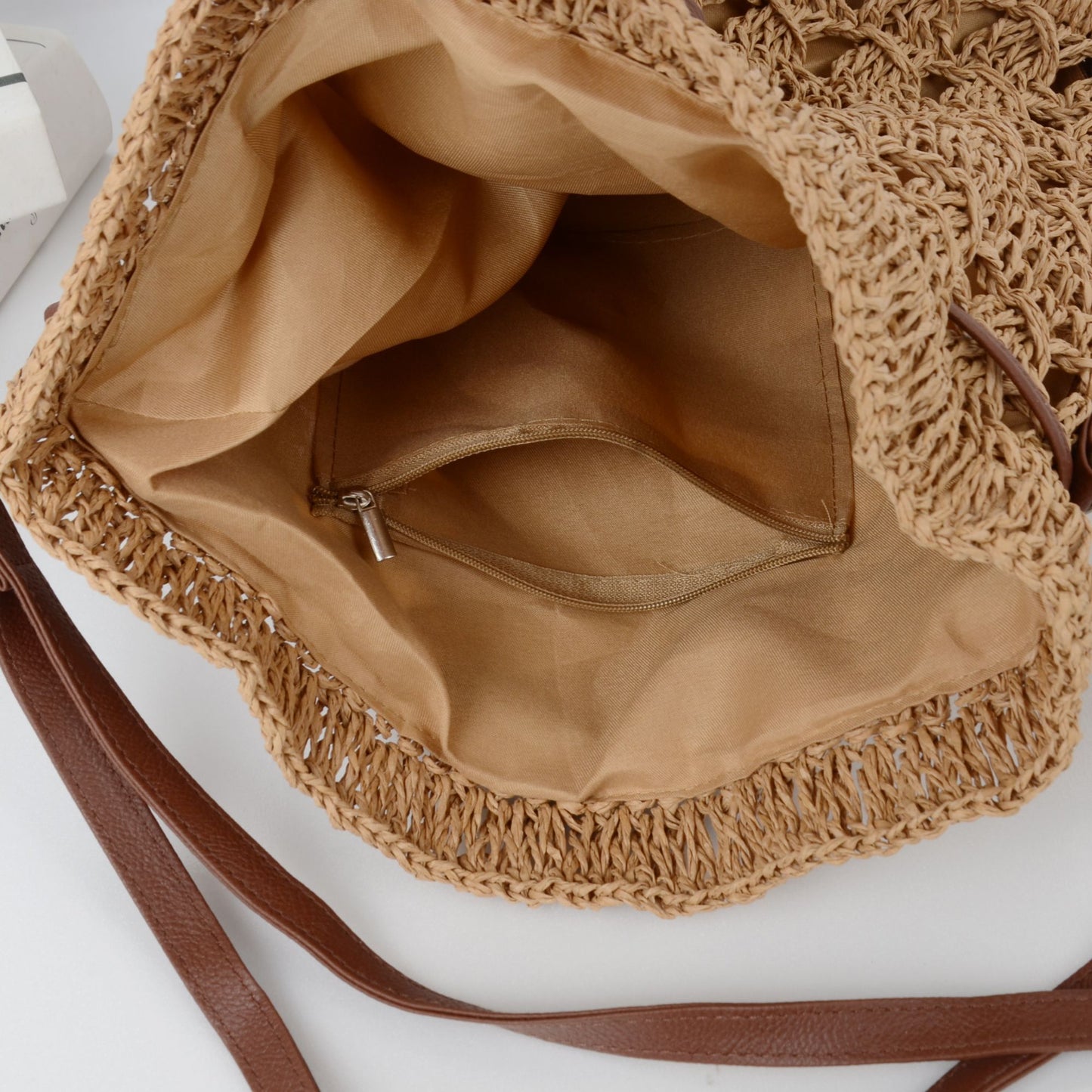Women's Bohemian - Style Crochet Shoulder Bag