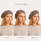 Wool Beret Hat Classic French Painter Cap Soft Felt Everyday Style