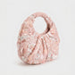 Sequin Hobo Shoulder Bag with Oversized Paillette Details Padded Handle