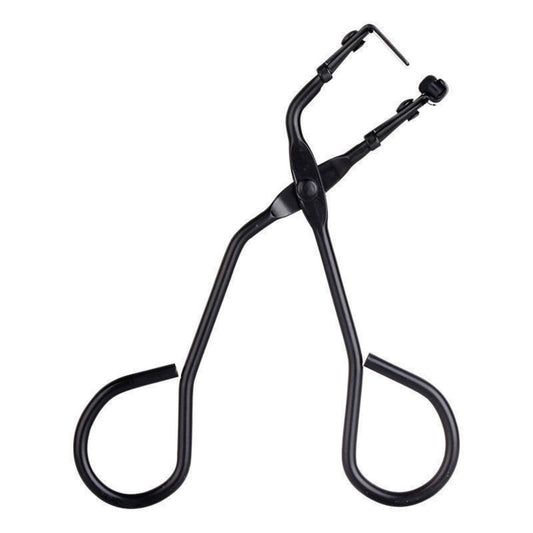 Classic Metal Eyelash Curler 2 Piece Set with Curved Lash Frame for Smooth Natural Lift