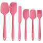 6-Piece Silicone Spatula Set with Handles, Flexible and Durable Kitchen Tools for Cooking and Baking