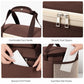 Insulated Lunch Tote Bag with Front Pocket Mesh Side Pockets and Dual Zipper