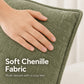 Textured Decorative Throw Pillow Cover Piped Edge Accent Cushion for Sofa Bed Chair