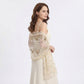 Sequin Shawl Wrap Sheer Mesh Evening Cover Up 75*23.5 Inches