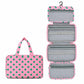 Hanging Toiletry Bag with Hook and Makeup Organizer