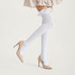 Over-the-Knee Tights with Ruffled Trim and Satin Ribbon Bow Detail