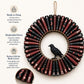 Gothic Raven Decorative Book Door Wreath 11.8 Inch
