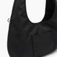 Hobo Tote Bag with Wide Shoulder Strap and Exterior Pocket 13.8x7.8x2.5in
