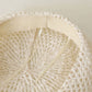 Open Knit Beret Hat with Soft Slouchy Shape