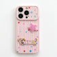 Dog Patch Star Phone Case Textured Back Raised Camera Edge Decorative Cover