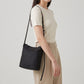 Bucket Shoulder Bag with Adjustable Crossbody Strap 9.5x8.5x4.5in
