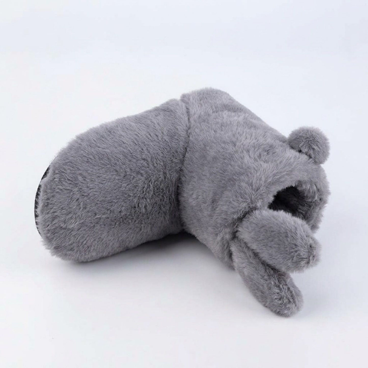 Fuzzy Bunny Slipper Boots