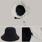 Wide Brim Bucket Hat Back Bow Detail for Sun Protection and Stylish Summer Looks