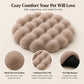 Bubble Plush Pet Mat for Cats and Small Dogs with Cushioned Wavy Fill Non-Slip Bottom Machine-Washable Design