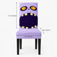 Halloween Stretch Dining Chair Cover with Pumpkin and Mummy Print