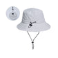 Water-Resistant Packable Bucket Hat with Adjustable Chin Strap Quick-Dry Fabric for Beach Hiking Camping and Outdoor Travel