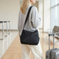 Large Nylon Crossbody Messenger Bag Adjustable Strap Multi Pocket Everyday Shoulder Bag