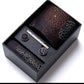 Men's Floral Pattern Tie Gift Set with Matching Pocket Square Cufflinks and Silver Tie Clip