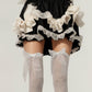 2pcs Women's Sheer Thigh High Stockings with Oversized Organza Bow Accents and Soft Stretch Fit for Elegant Feminine Styling