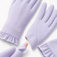 Long Cuff Fingerless Sun Protection Cycling Gloves