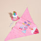 Pet Bandana and Pom Pom Party Hat Set for Dogs and Cats Celebration Costume Accessory