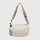 Soft Crossbody Bag - Adjustable Patterned Strap Shoulder Bag for Casual Daily & Stylish Outings