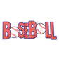 Baseball Mama Sequin Iron On Patches Game Day Applique Large Patch Accessory Clothes Jacket Uniform Backpack DIY Decor