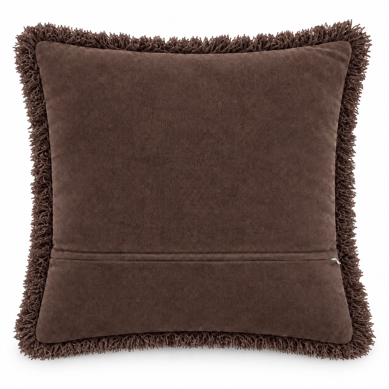 2 Pack Shaggy Faux Fur Throw Pillow Covers 18 x 18 Inch for Couch Sofa and Bed