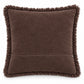 2 Pack Shaggy Faux Fur Throw Pillow Covers 18 x 18 Inch for Couch Sofa and Bed