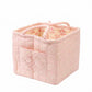 Floral Quilted Storage Caddy with Carry Handles