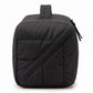 Vertical Padded Rectangular Travel Pouch with Top Carry Handle and Dual Zipper Pulls 16.7x5.3x5.3in