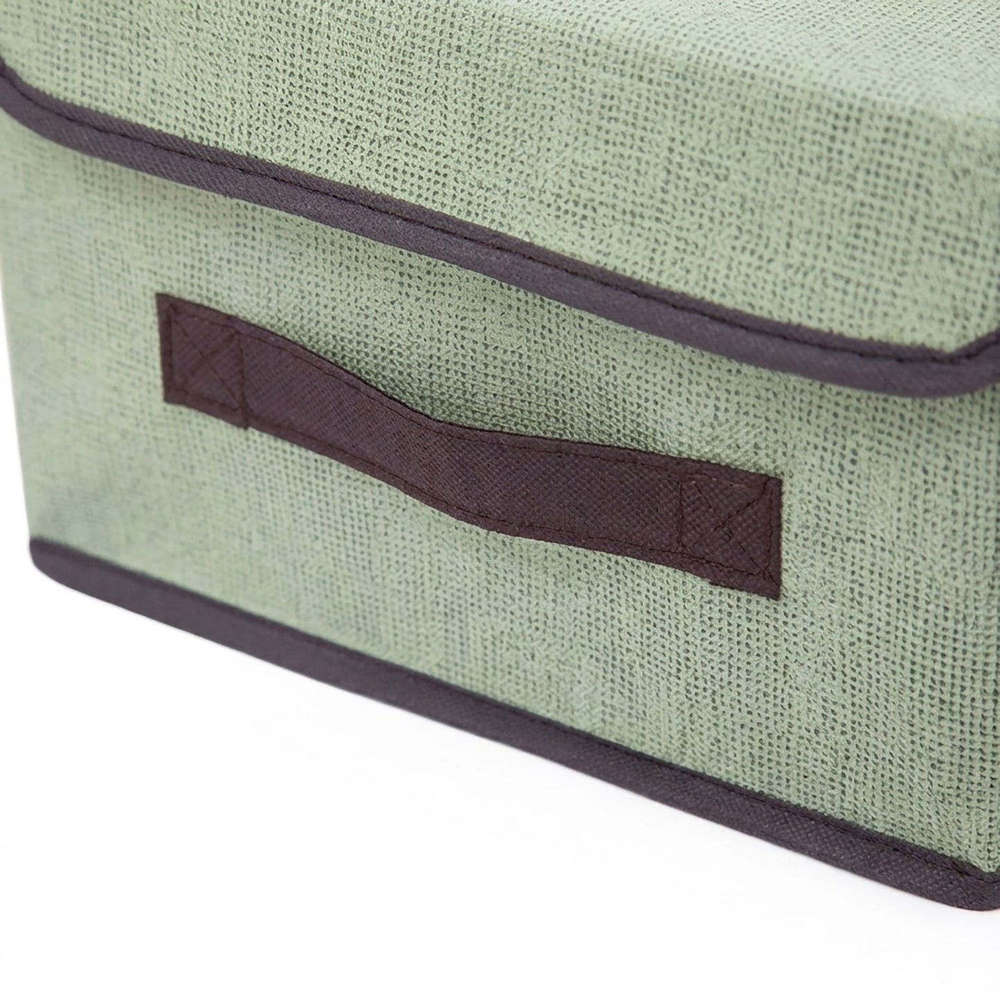 2 Piece Foldable Storage Box Set with Lids and Handles