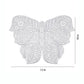 4 Piece Butterfly Placemat Set Decorative PVC Heat Resistant Table Mats for Dining Table