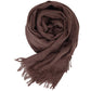 Lightweight Solid Cotton Linen Scarf 78 Inches