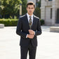 Men's Paisley Tie Gift Set with Matching Pocket Square Cufflinks and Silver Tie Clip